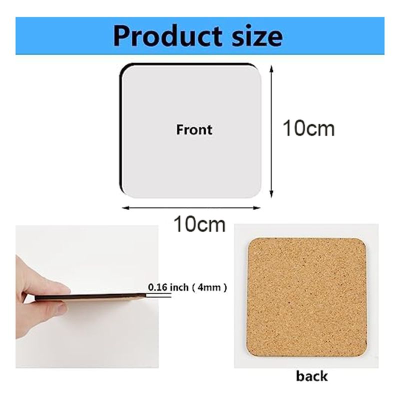 BHBL 12 Stück Sublimations-Qua – Coaster Sublimation Blank Bewertung und Preis
