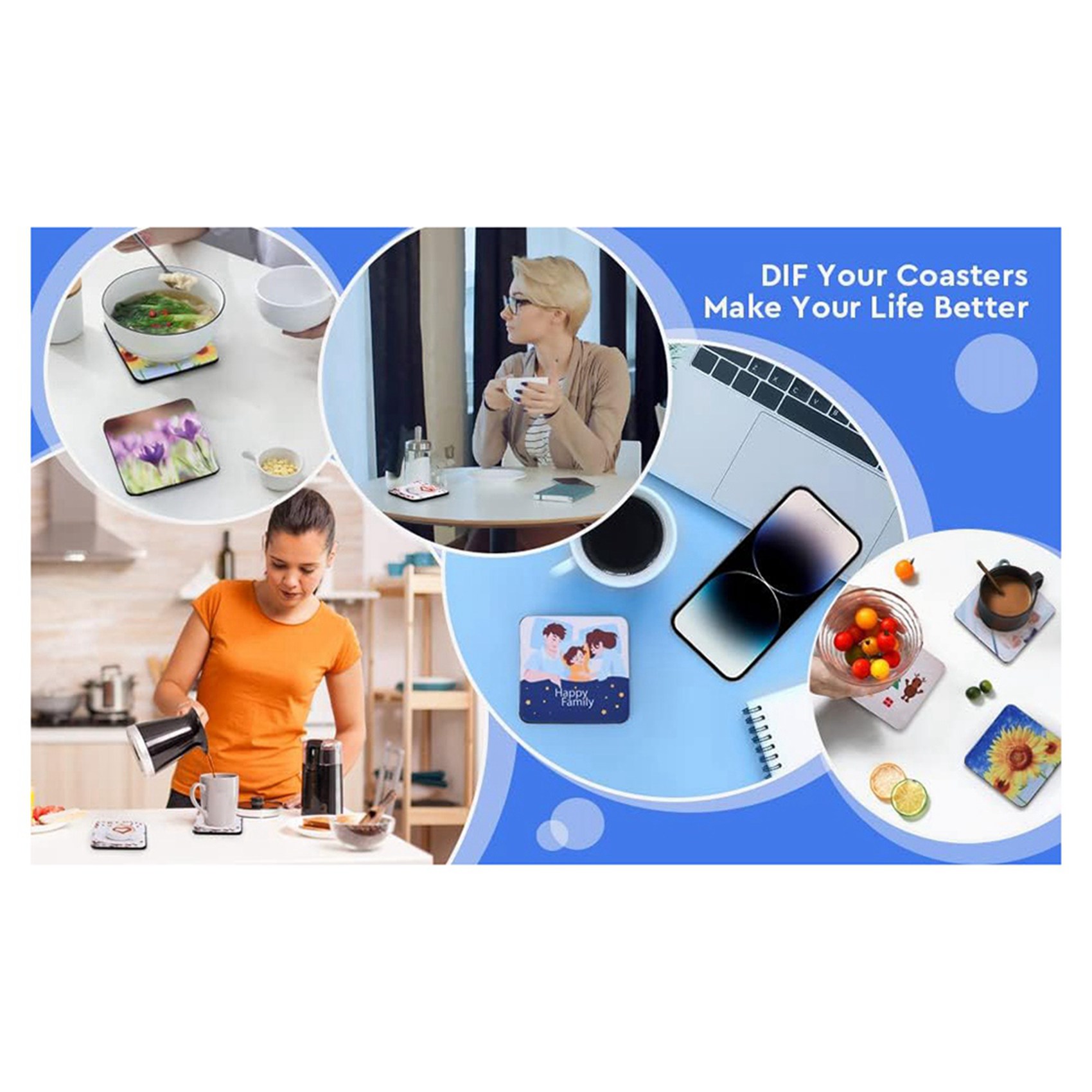 40 Stück quadratische Sublimat – Coaster Sublimation Blank Bewertung und Preis