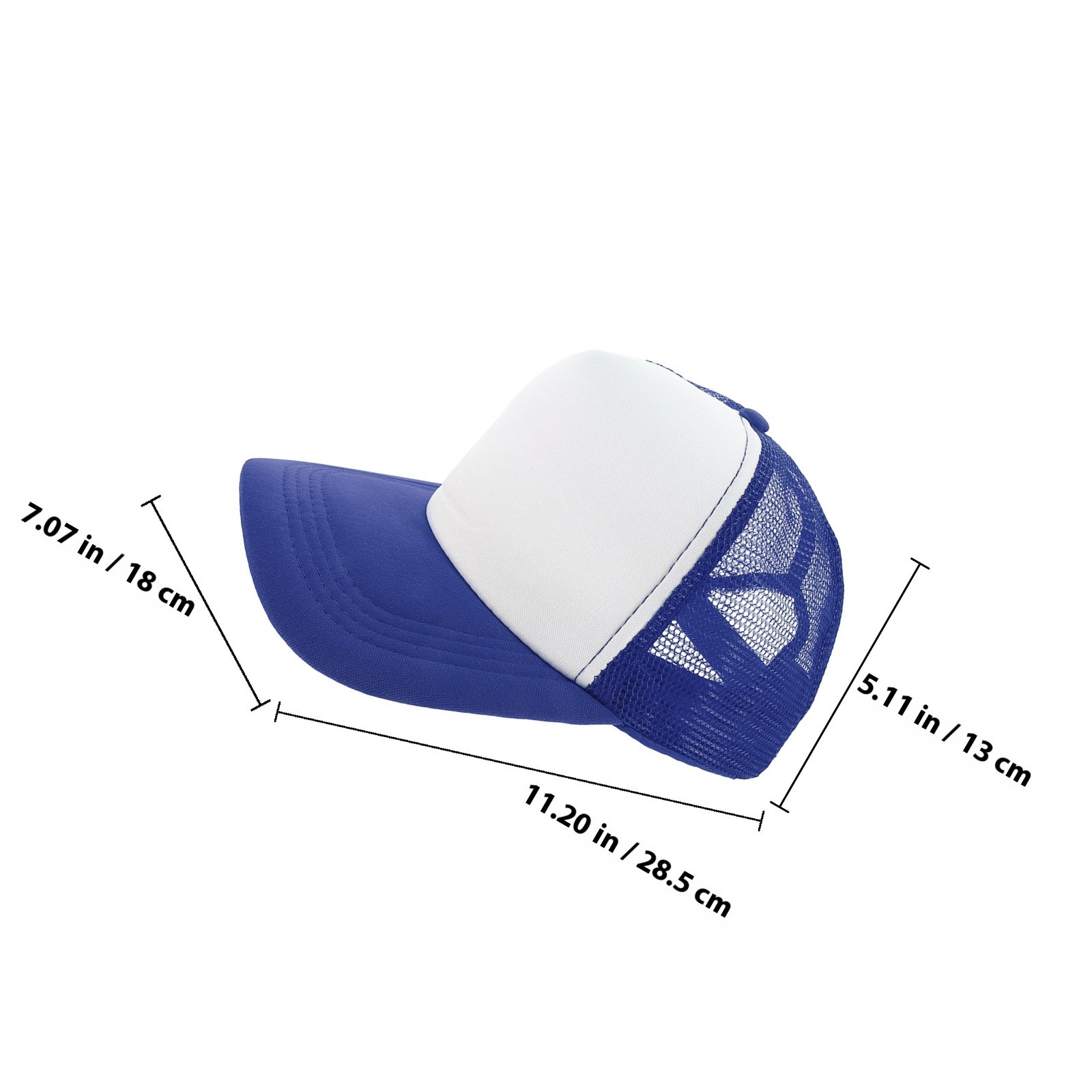 10 Stück Blanko Mesh-Baseballk – Hat Sublimation Blank Bewertung und Preis