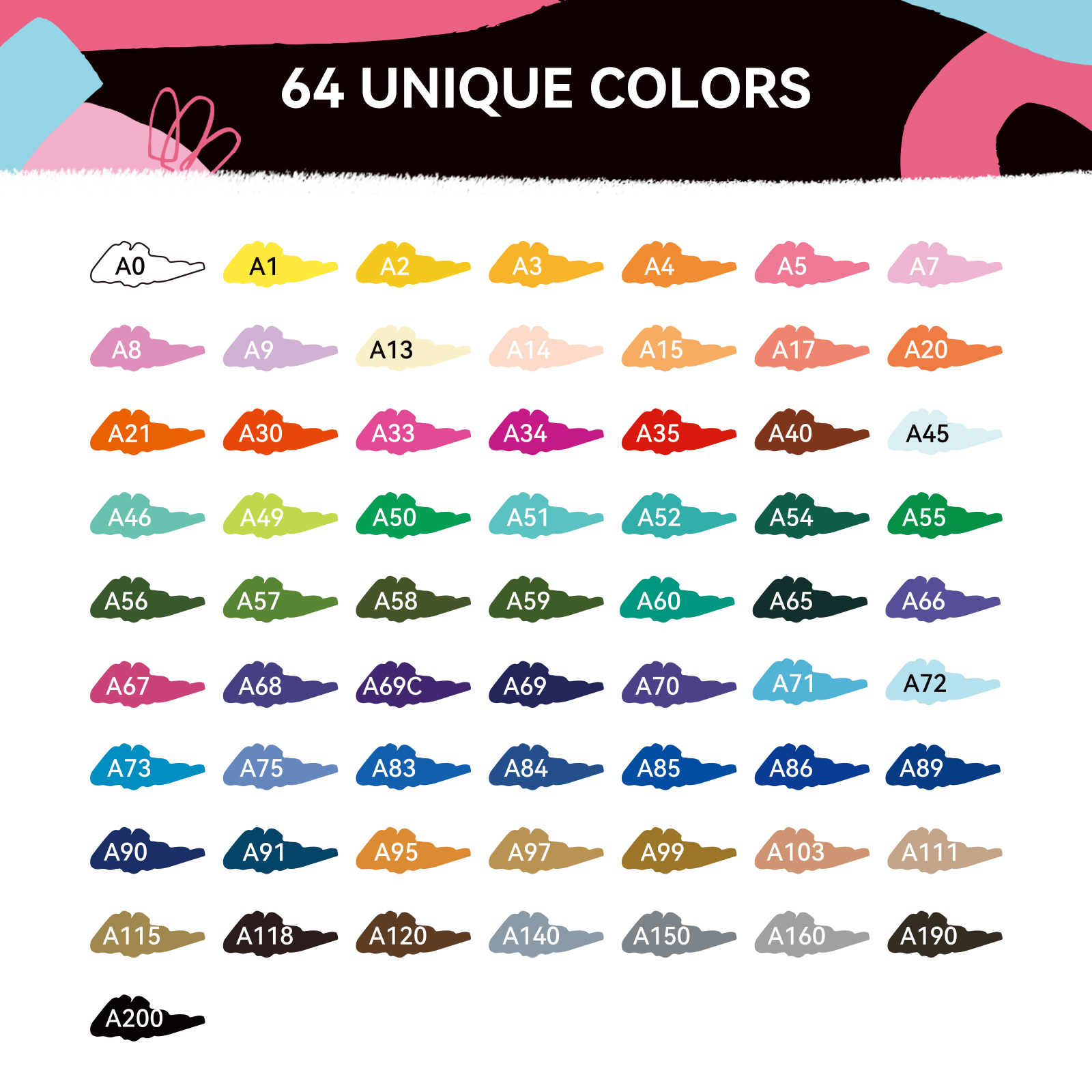 Arrtx 64-Farben-Acryl-Farbstif – Copic Marker Classic Bewertung und Preis