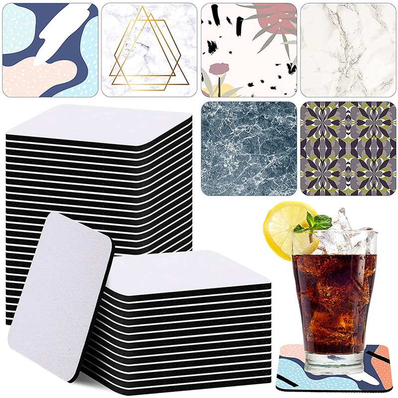 35 Stück Quadratische Sublimat – Coaster Sublimation Blank Bewertung und Preis
